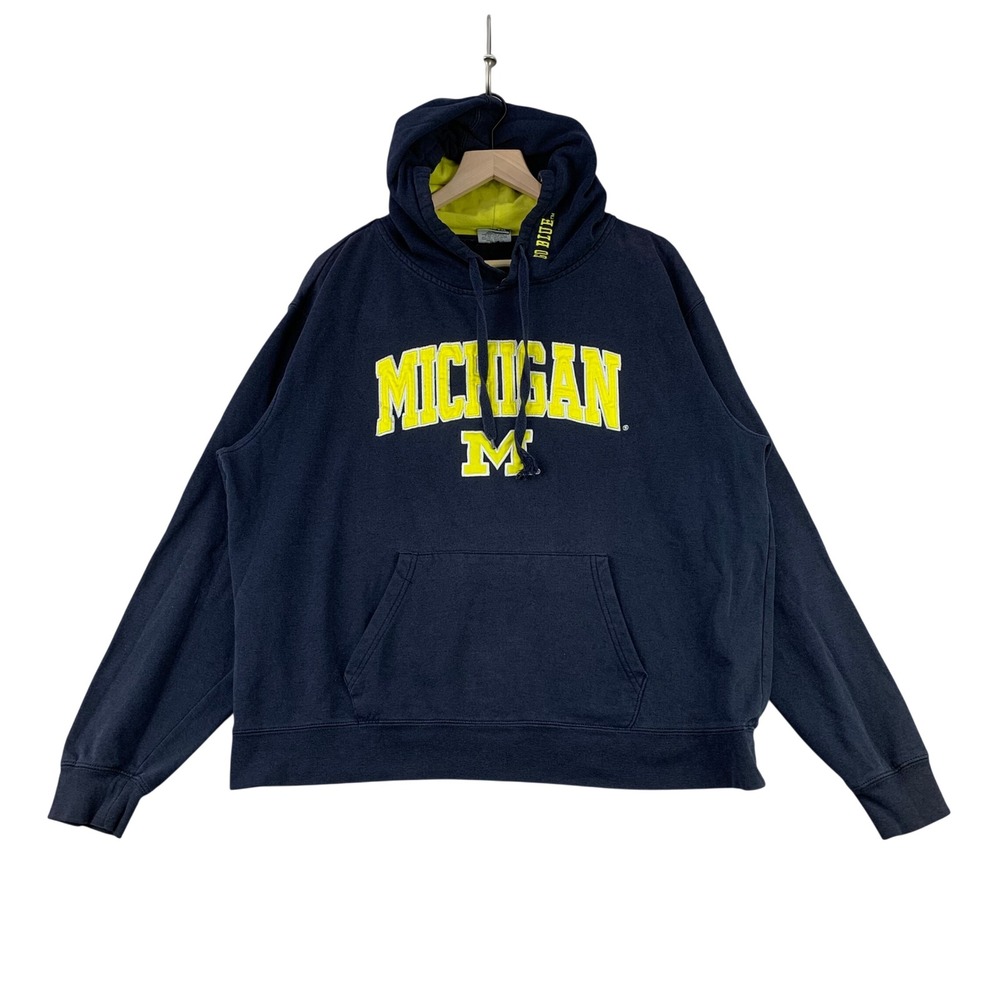 Michigan‎ Wolverines Hoodie Mens XXL Navy Blue College Gameday Stadium Athletics